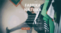 Desktop Screenshot of fabrikanatrika.cz